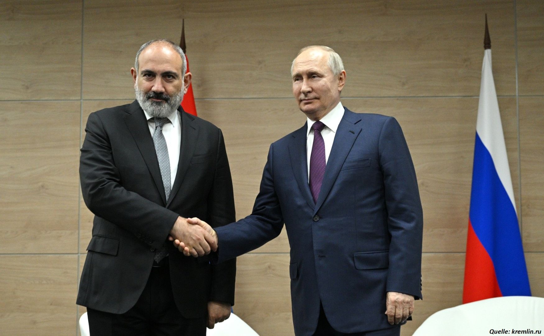 Paschinjan warf Russland erneut vor, die Lage in Armenien zu destabilisieren