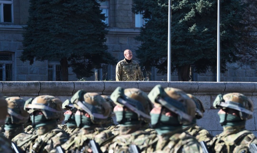 Aserbaidschan feiert 3.Jahrestag des Sieges über Armenien. Erste Militärparade in Khankendi - Gallery Image