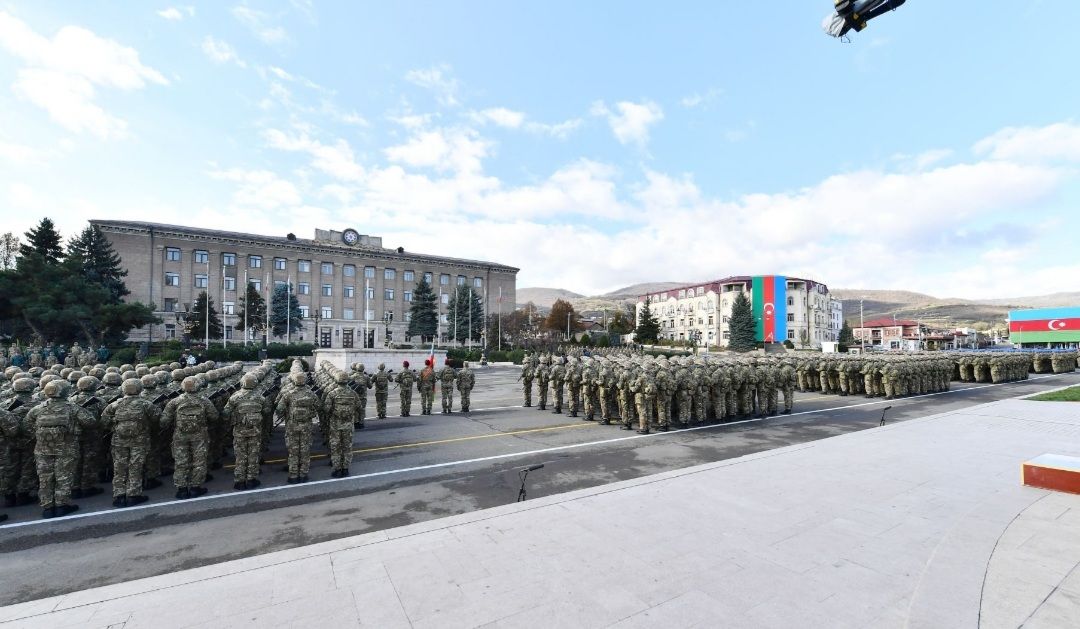 Aserbaidschan feiert 3.Jahrestag des Sieges über Armenien. Erste Militärparade in Khankendi - Gallery Image