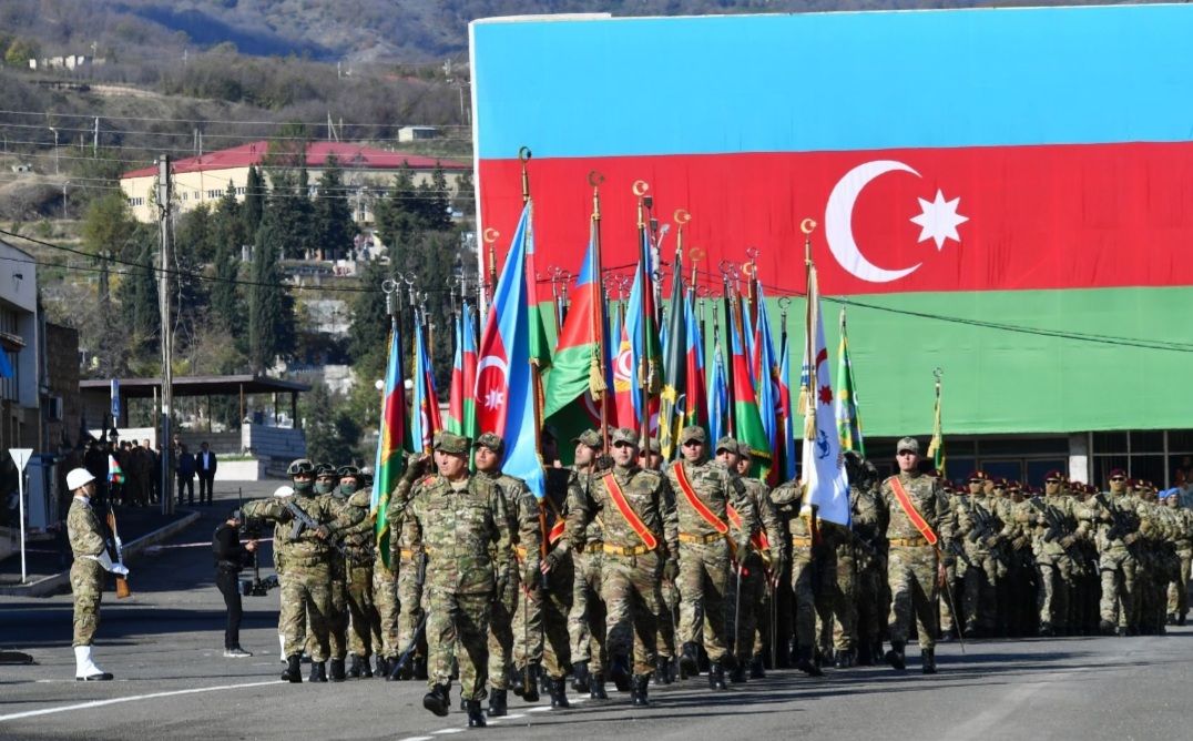 Aserbaidschan feiert 3.Jahrestag des Sieges über Armenien. Erste Militärparade in Khankendi - Gallery Image