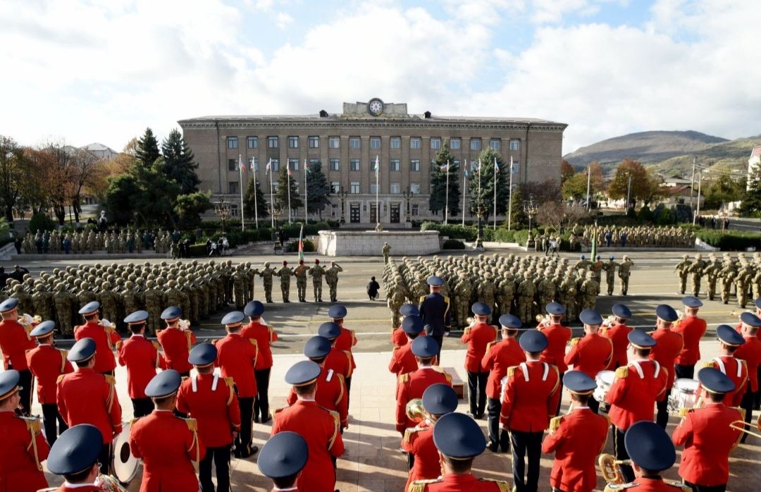 Aserbaidschan feiert 3.Jahrestag des Sieges über Armenien. Erste Militärparade in Khankendi - Gallery Image