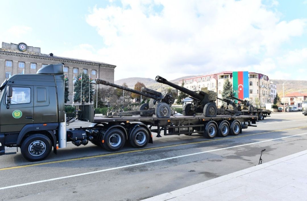 Aserbaidschan feiert 3.Jahrestag des Sieges über Armenien. Erste Militärparade in Khankendi - Gallery Image