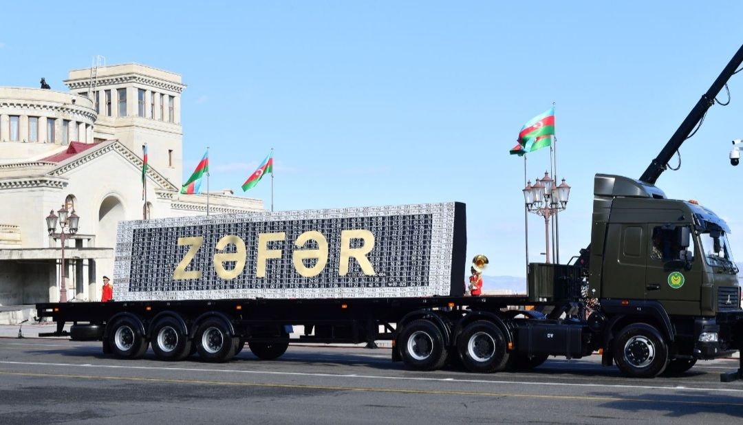 Aserbaidschan feiert 3.Jahrestag des Sieges über Armenien. Erste Militärparade in Khankendi - Gallery Image