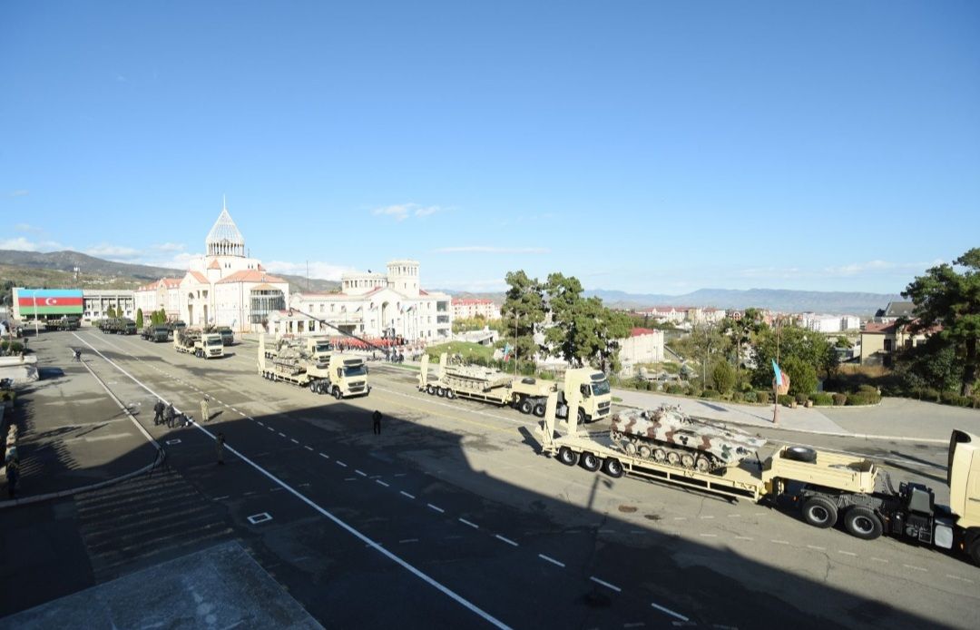 Aserbaidschan feiert 3.Jahrestag des Sieges über Armenien. Erste Militärparade in Khankendi - Gallery Image